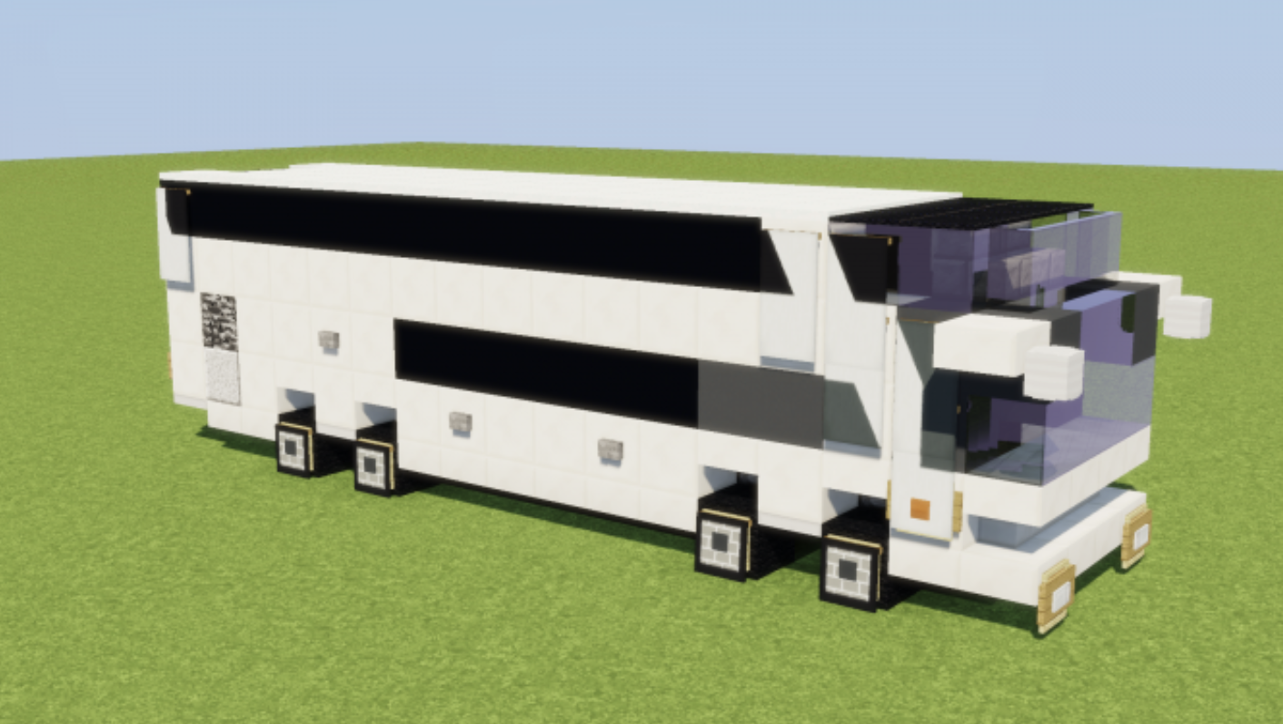 Minecract Marcopolo G7 Paradiso Bus schematic (litematic)